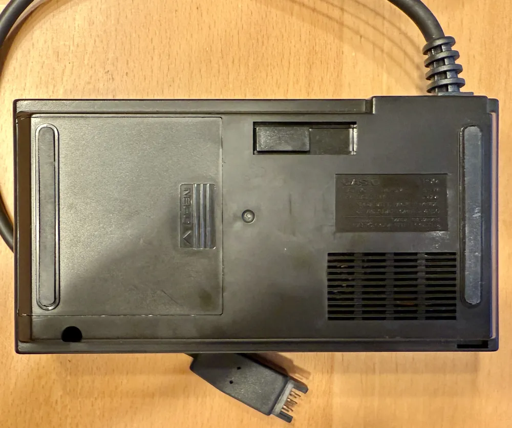 Casio FP-10 (Drucker) - Rückseite